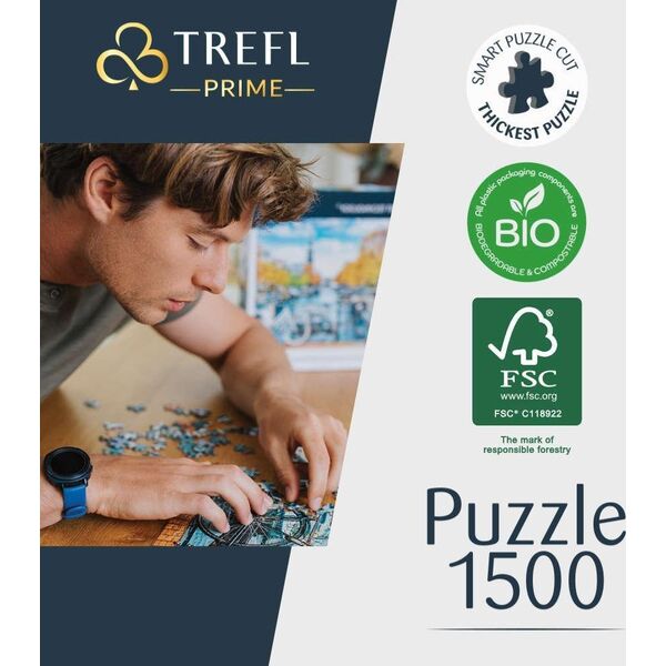 Trefl Puzzle 1500 Manhattan, Nowy Jork Unlimited Fit Technology