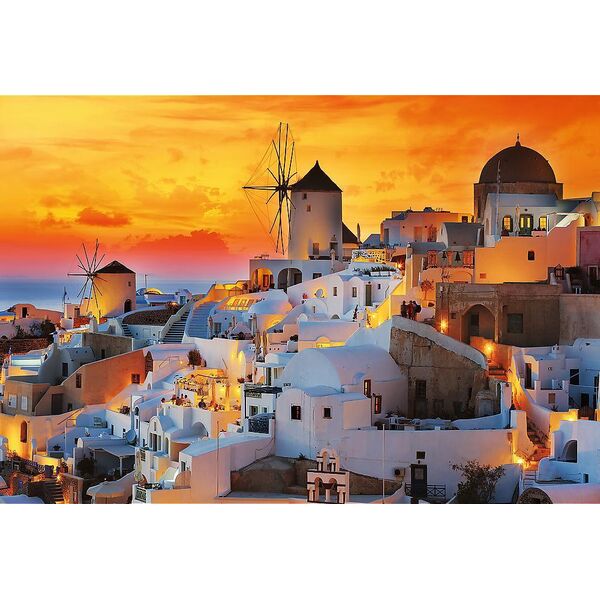 Trefl Puzzle 1500 Oia, Santorini Unlimited Fit Technology
