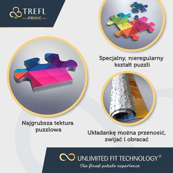 Trefl Puzzle 1500 U podnóża Alp, Niemcy Jezioro Hintersee Unlimited Fit Technology