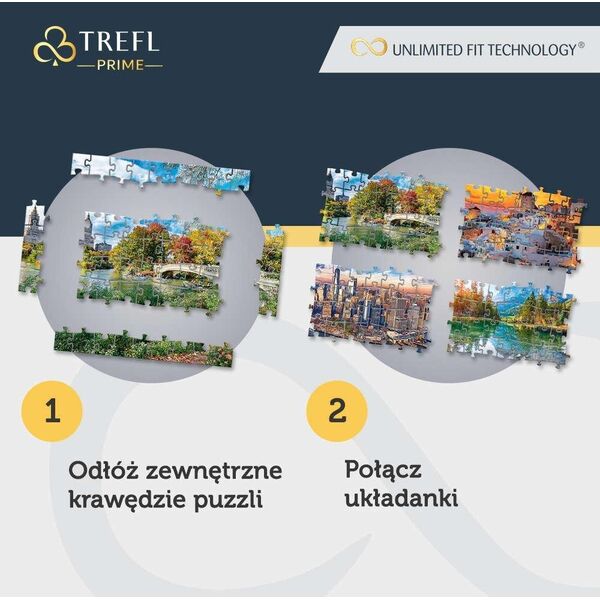 Trefl Puzzle 1500 Uroczy Central Park, Nowy Jork Unlimited Fit Technology