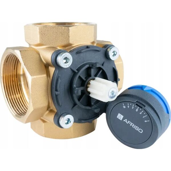 Afriso Zawór mieszający 4-drogowy obrotowy ARV 487 ProClick DN50, Rp2", Kvs 40