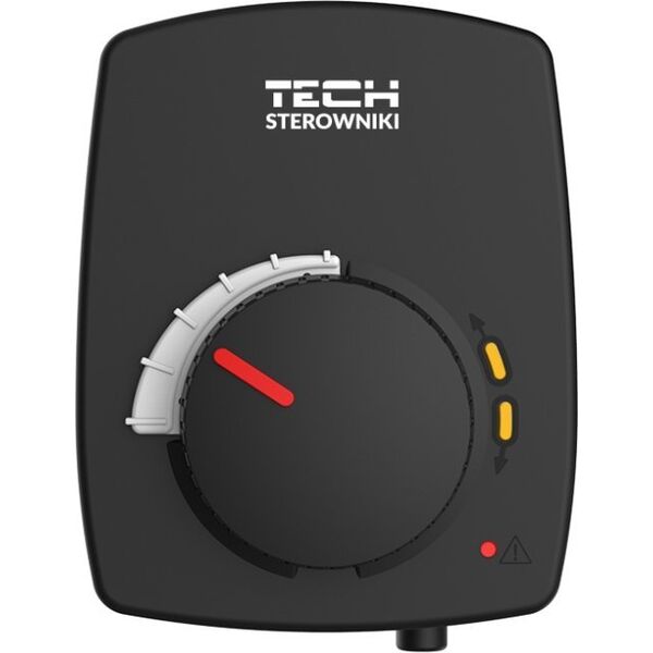 Tech Siłownik z 3-punktowym sygnałem 230V AC, czas obrotu 120s, z przewodem 1,5m czarny