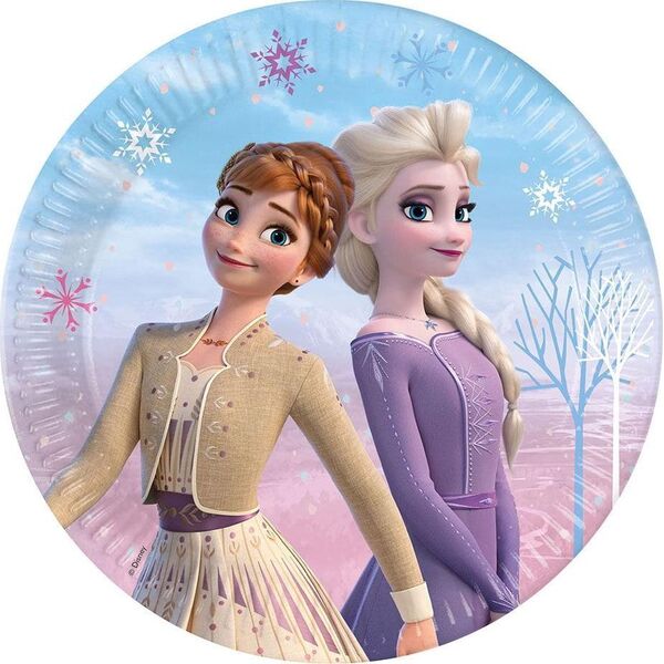 GoDan Talerzyki papierowe Frozen Wind Spirit 8szt. Godan