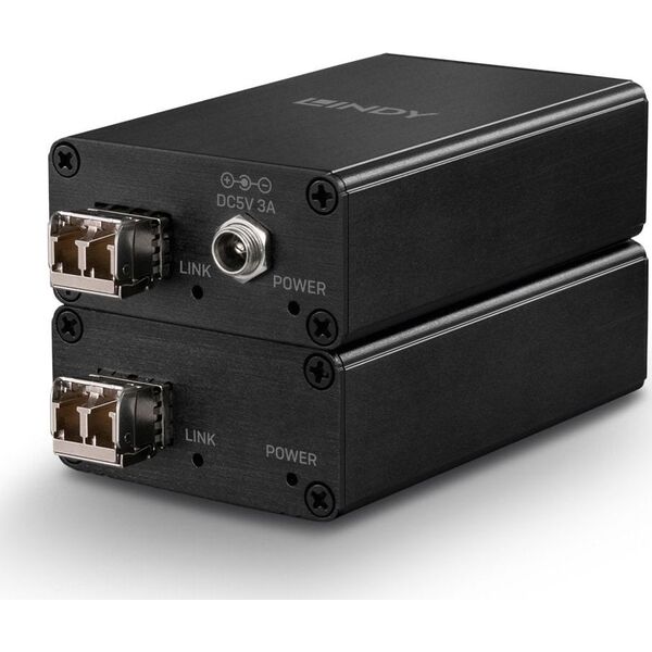 Adapter USB Lindy 42708 USB micro B - USB Czarny  (42708)