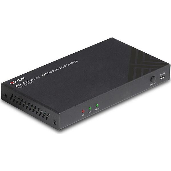 System przekazu sygnału AV Lindy I/O RECEIVER HDMI 100BASE-T/38342 LINDY