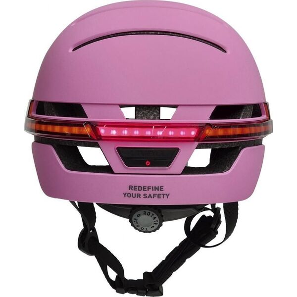 Livall Neo Smart Kask Miejski Bluetooth LED/SOS, Różowy, r. M (BH51M)