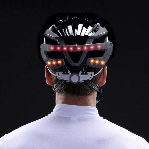 Livall Smart Kask MTB MT1 Neo Intercom/LED/SOS/BT r. 58-62cm szary