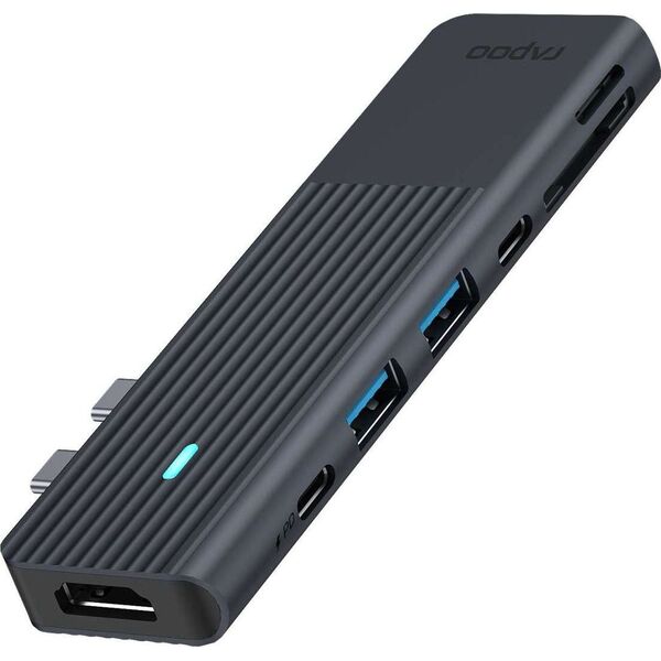 Stacja/replikator Rapoo USB-C (UCM-2003)
