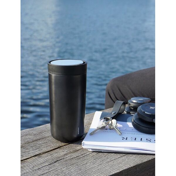 Stelton Stelton To Go Click Thermal Mug 0,4 l black metallic