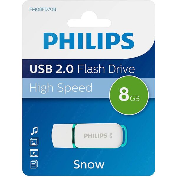 Pendrive Philips Snow Edition 2.0, 8 GB  (FM08FD70B/00)