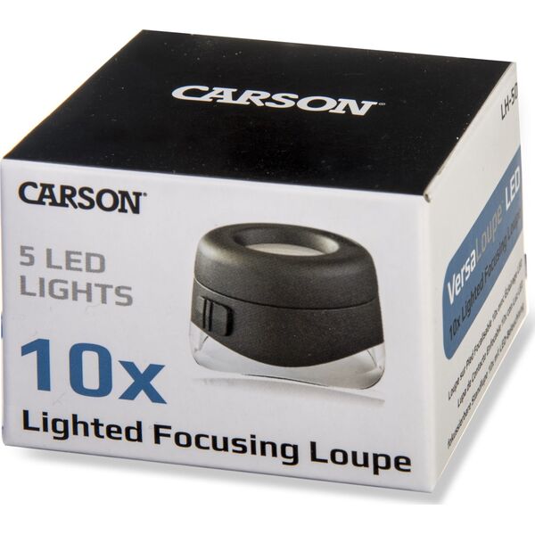 Carson Carson LH-50 VersalLoupe LED 10x Focusable Magnifier