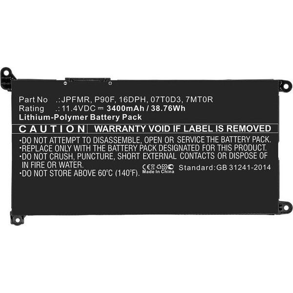 Bateria CoreParts Laptop Battery for DELL