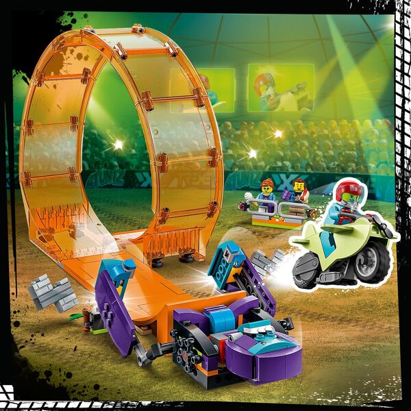LEGO City Kaskaderska pętla i szympans demolka (60338)