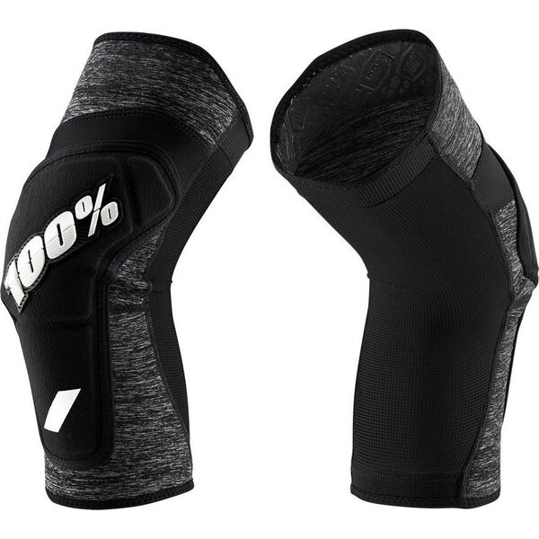 100% Ochraniacze na kolana 100% RIDECAMP Knee Guard Heather Grey Black roz. XL (NEW 2022)