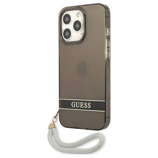 Guess Guess GUHCP13LHTSGSK iPhone 13 Pro / 13 6,1" czarny/black hardcase Translucent Stap