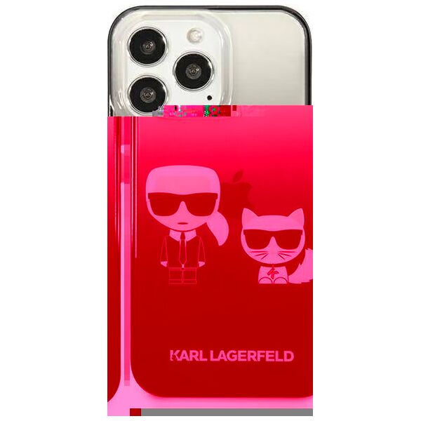 Karl Lagerfeld Karl Lagerfeld KLHCP13LTGKCK iPhone 13 Pro / 13 6,1" hardcase czarny/black Gradient Ikonik Karl & Choupette