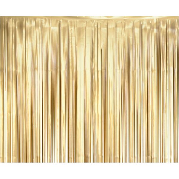 GoDan Kurtyna matowa jasnozłota 100x200cm