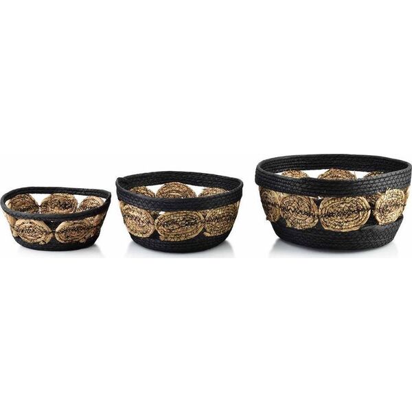 Affek Design BALI KOMPLET 3 KOSZY 30XH:15CM/27XH:13CM/21XH:9CM