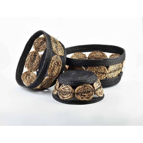 Affek Design BALI KOMPLET 3 KOSZY 30XH:15CM/27XH:13CM/21XH:9CM