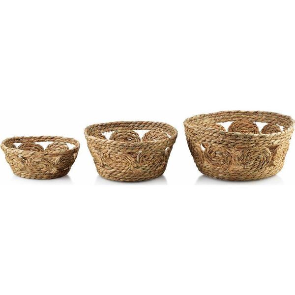 Affek Design BALI KOMPLET 3 KOSZY 30XH:15CM/27XH:13CM/21XH:9CM
