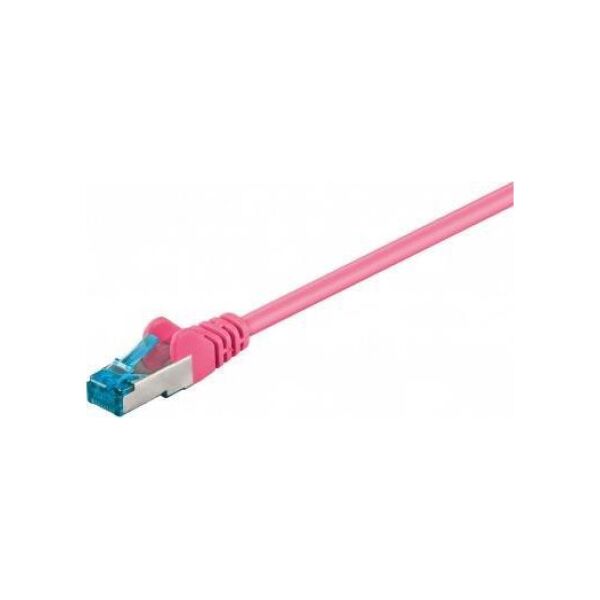 Goobay CAT 6AKabel łączący, S/FTP (PiMF), Purpurowy - Długość kabla 15 m