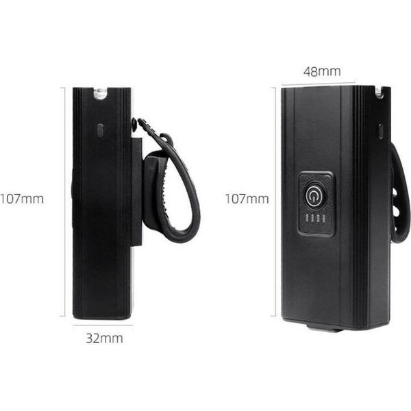Superfire Superfire GT-R3 Latarka rowerowa 600lm USB