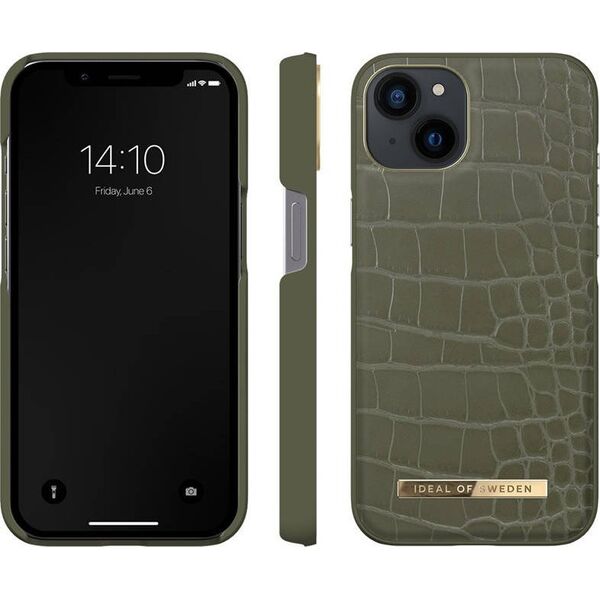 iDeal Of Sweden IDEAL OF SWEDEN IDACAW21-I2161-237 IPHONE 13 CASE KHAKI CROCO