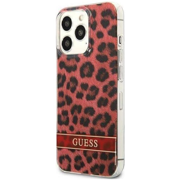 Guess Guess GUHCP13LHSLEOR iPhone 13 Pro / 13 6,1" czerwony/red hardcase Leopard