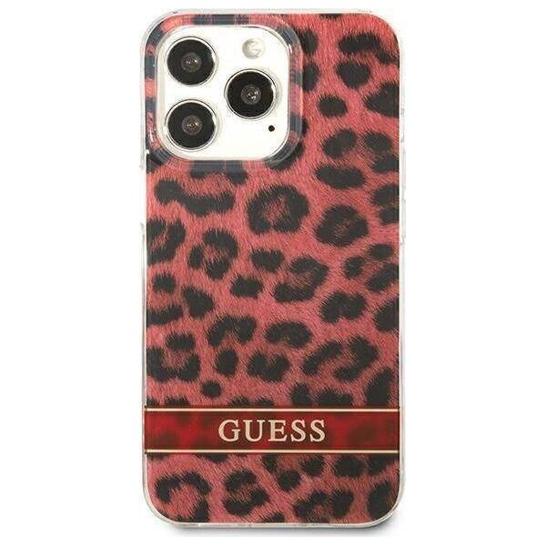 Guess Guess GUHCP13LHSLEOR iPhone 13 Pro / 13 6,1" czerwony/red hardcase Leopard