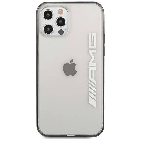 Mercedes AMG AMHCP12LAESLBK iPhone 12 Pro Max transparent hardcase Metallic Painted
