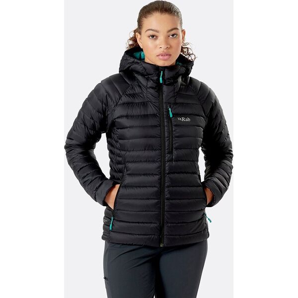 Rab Kurtka damska Microlight Alpine Jacket Wmns Black r. S (QDB-13)