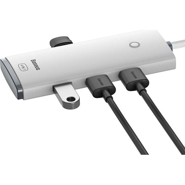HUB USB Baseus Lite Series 1x USB-C  + 4x USB-A 3.0 (WKQX030002)