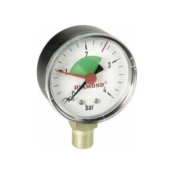 MANOMETR TECHNICZNY ŚR. 50MM 0-4 BAR GW 1/4'
