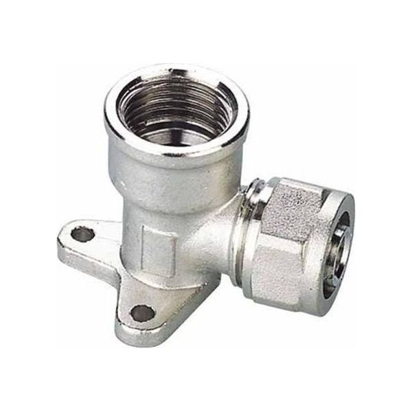 KOLANO PEX-AL-PEX CHROM Z ŁAPKAMI-1/2*16