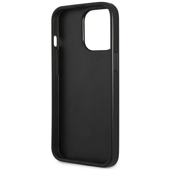 Guess Guess GUHCP13LPS4MK iPhone 13 Pro / 13 6,1" czarny/black hardcase Saffiano 4G Small Metal Logo