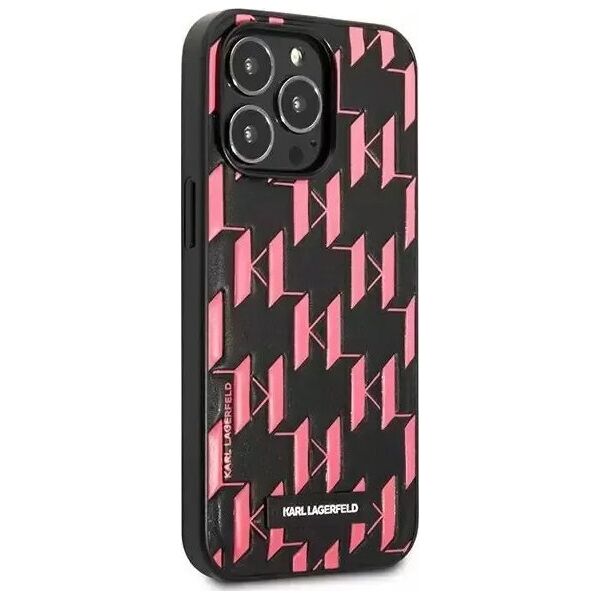 Karl Lagerfeld Karl Lagerfeld KLHCP13LMNMP1P iPhone 13 Pro / 13 6,1" hardcase różowy/pink Monogram Plaque