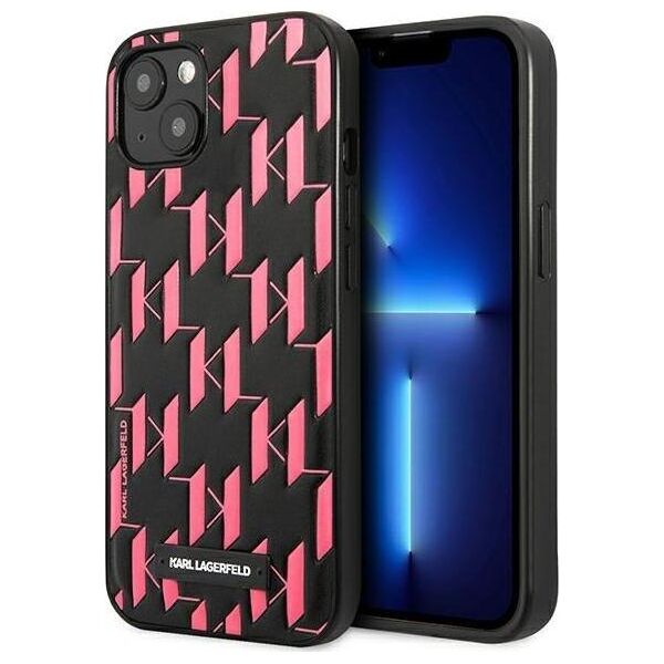 Karl Lagerfeld Karl Lagerfeld KLHCP13SMNMP1P iPhone 13 mini 5,4" hardcase różowy/pink Monogram Plaque