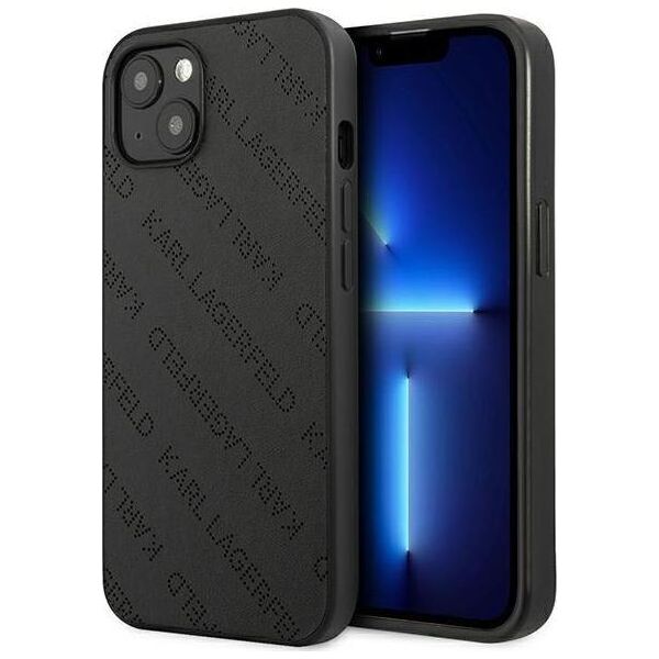 Karl Lagerfeld Karl Lagerfeld KLHCP13SPTLK iPhone 13 mini 5,4" hardcase czarny/black Perforated Allover
