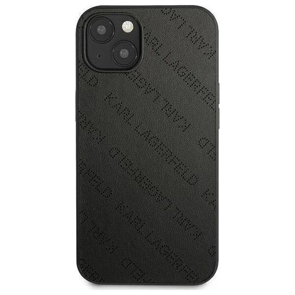 Karl Lagerfeld Karl Lagerfeld KLHCP13SPTLK iPhone 13 mini 5,4" hardcase czarny/black Perforated Allover