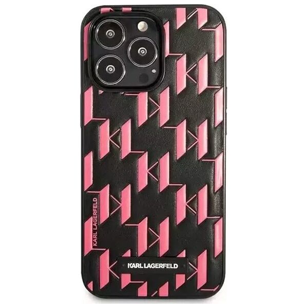 Karl Lagerfeld Karl Lagerfeld KLHCP13XMNMP1P iPhone 13 Pro Max 6,7" hardcase różowy/pink Monogram Plaque
