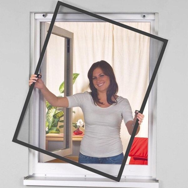 EASY LIFE MOSKITIERA OKNO ALU 100X120 ANTRACYT