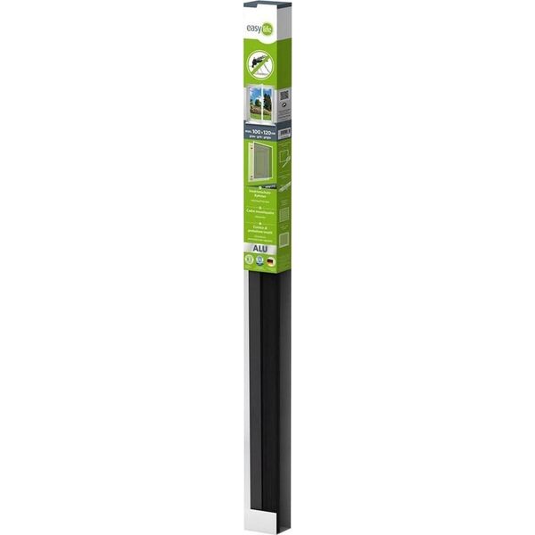 EASY LIFE MOSKITIERA OKNO ALU 100X120 ANTRACYT