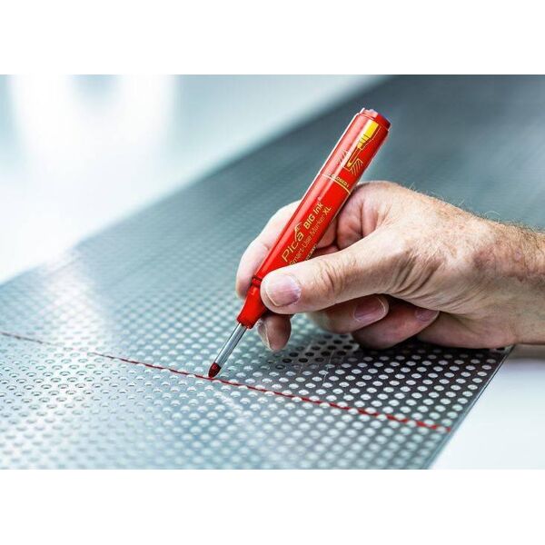 PICA Marker Red Permanentny Wodoodporny PICA BIG Ink