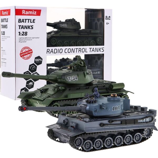DWM BITWA CZOŁGÓW TIGER VS T-34 1:28