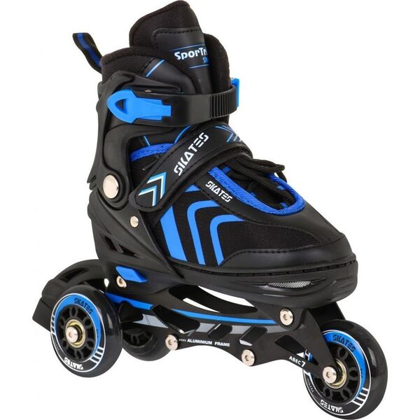 Rolki SporTrike ZSP.HP88-5.L.NIE z wymienną płozą regulowane czarne r. 39-43