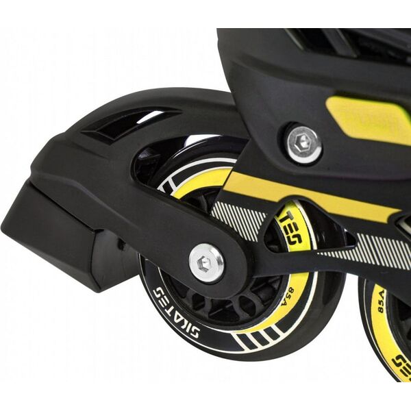 Rolki SporTrike ZSP.HP88-5.M.ZOL z wymienną płozą regulowane czarne r. 34-38