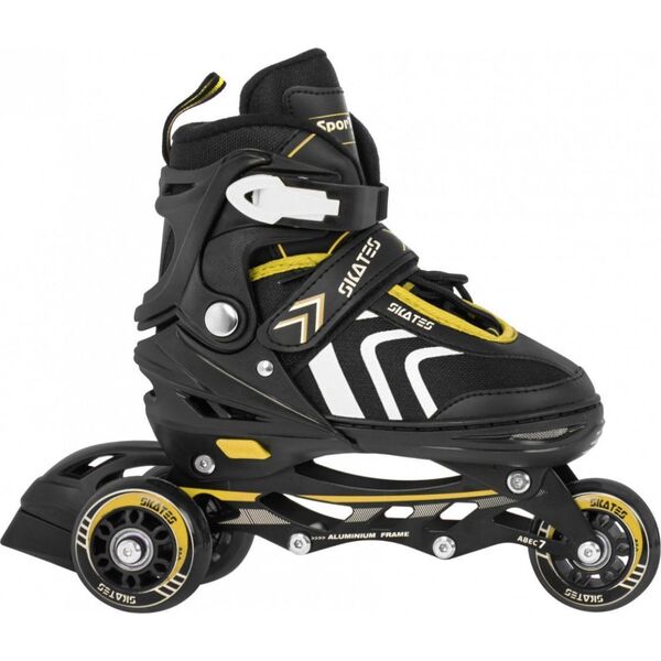 Rolki SporTrike ZSP.HP88-5.M.ZOL z wymienną płozą regulowane czarne r. 34-38