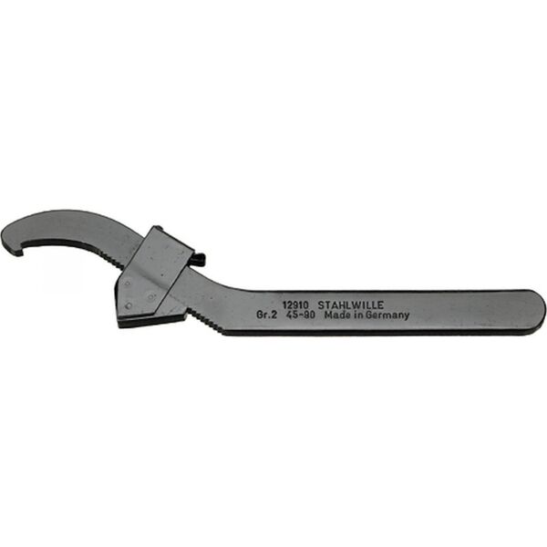 Stahlwille Klucz hakowy nasawny rozmiar 2 45-90mm do nakr.z rowkiem