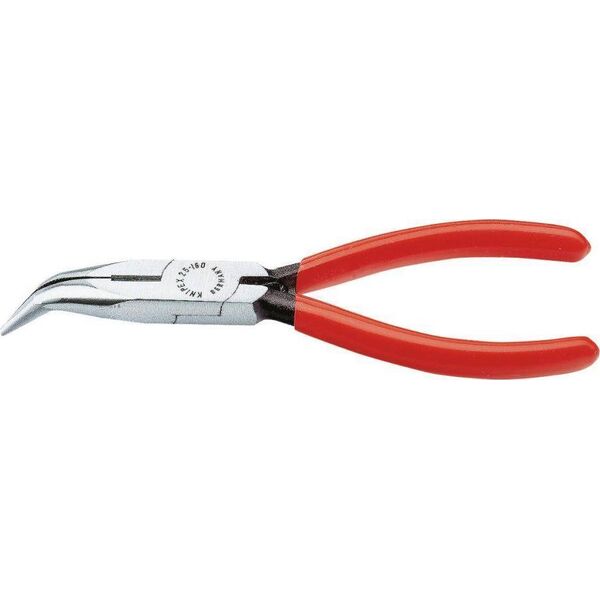 Knipex Szczypce tnące półokrągłe (radiowe), polerowane, wygięte,160mm