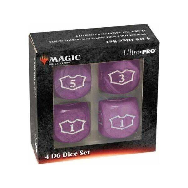 Ultra-Pro Ultra-Pro: Magic the Gathering - Black Mana - 22 mm Deluxe Loyalty Dice Set